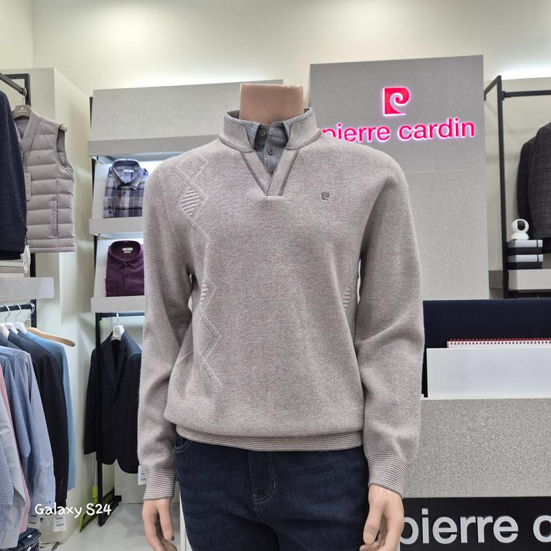 変形アーガイルジャカードレイヤードニット PPKT3354