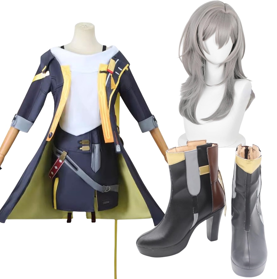 コスプレ衣装 主人公 物理 ウィッグ靴付き 崩壊：スターレイル イベント パーティー 変装 演出服 クリスマス パーティー