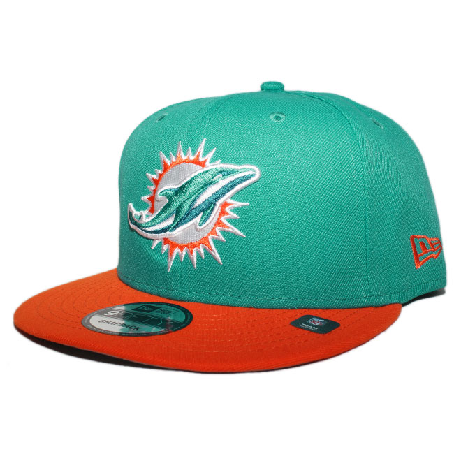 スナップバックキャップ 帽子 9fifty メンズ レディース NFL マイアミ ドルフィンズ フリーサイズ