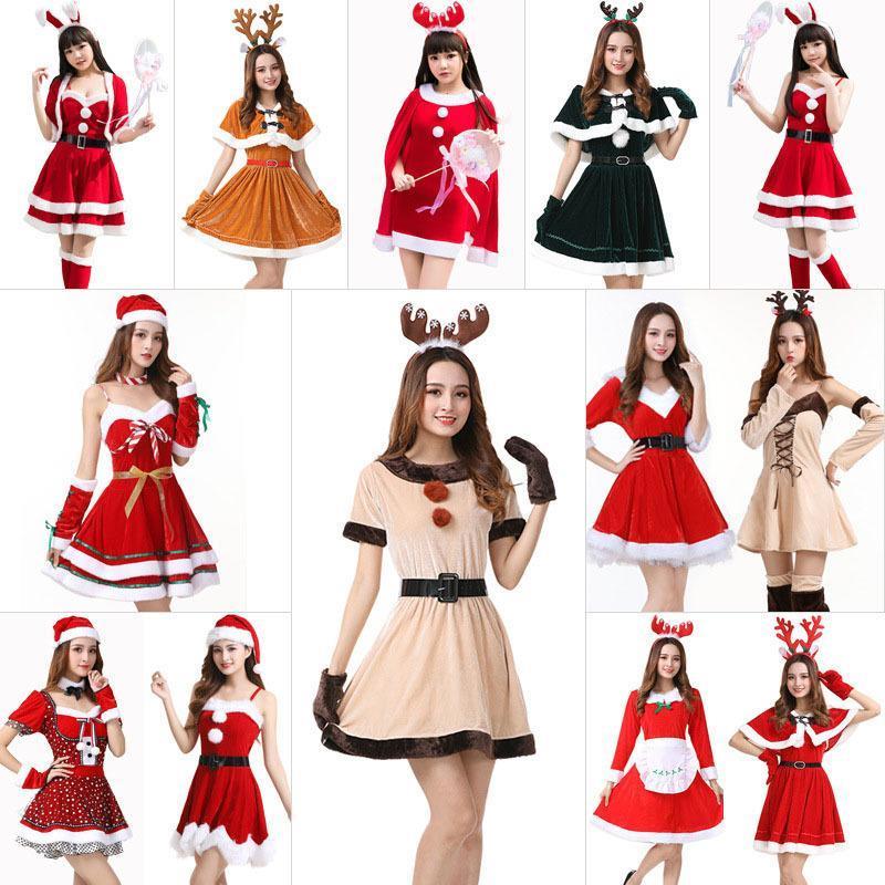 激安販売！クリスマス コスプレレディースサンタコスプレサンタクロース衣装パーティードレス仮装コスチュームマントポンチョ可愛いイベントパーティードレスマント 5,343円