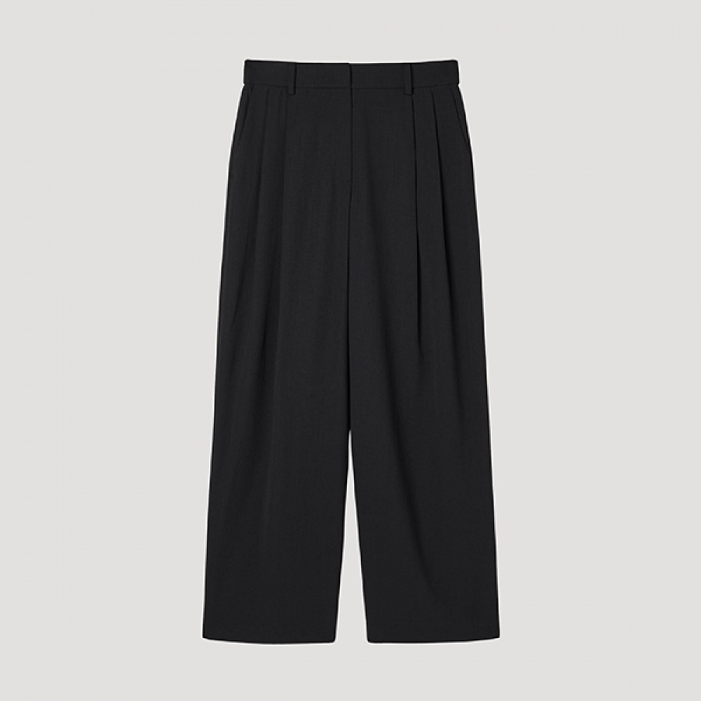 [シールズミス] ツータックバックディテールワイドパンツ_swwslp22190