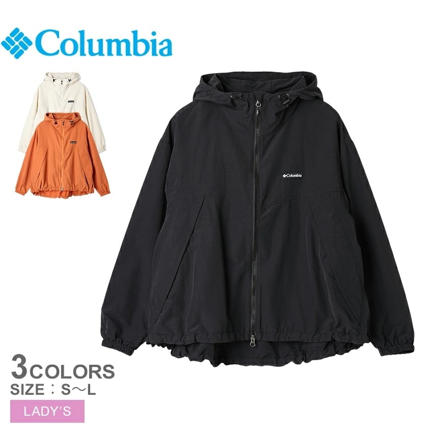 ジプシーバースジャケット PL1159 レディース アウトドア 機能性 軽量 撥水 紫外線対策 ラウンドヘム ドローコード リラックスフィット 日常使い 春夏 ベージュ ブラック 黒