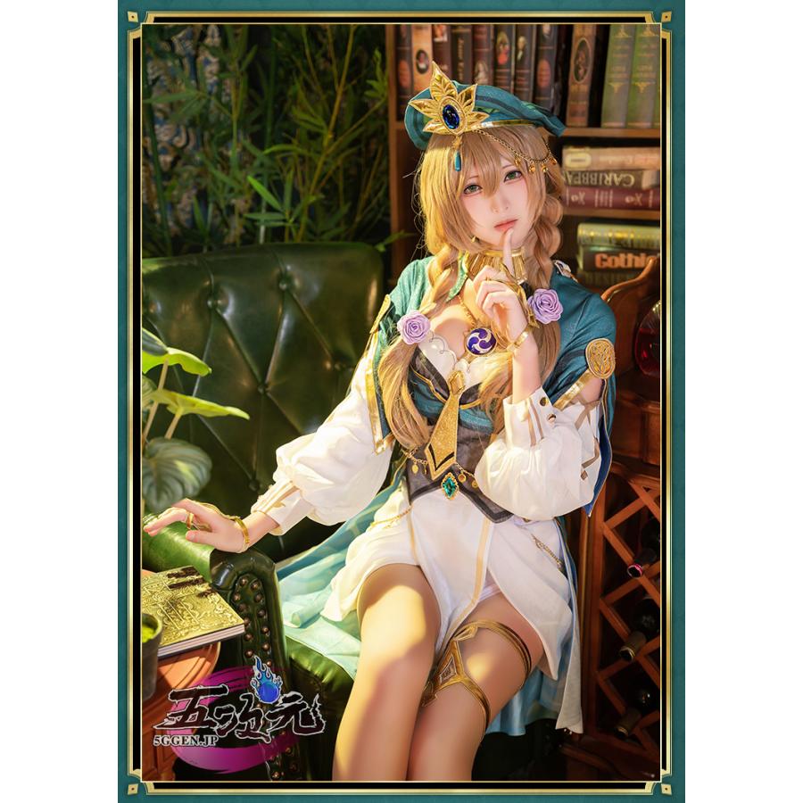 五次元　基萌　原神　コスプレ　リサ　葉に隠れし芳名　新スキン　コスチューム　衣装 12,973円