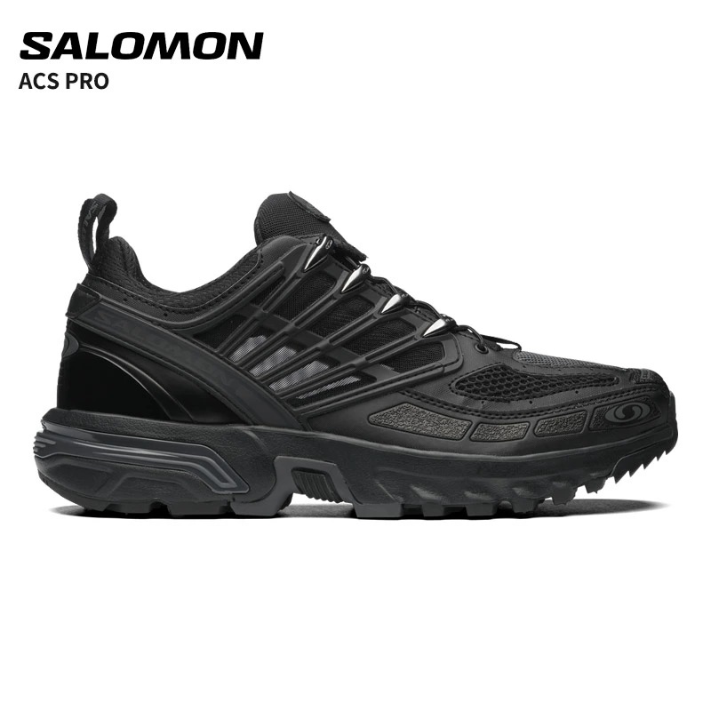 サロモン スポーツ スニーカー SALOMON ACS PRO メンズ 男性 シューズ 靴 黒 ブラック