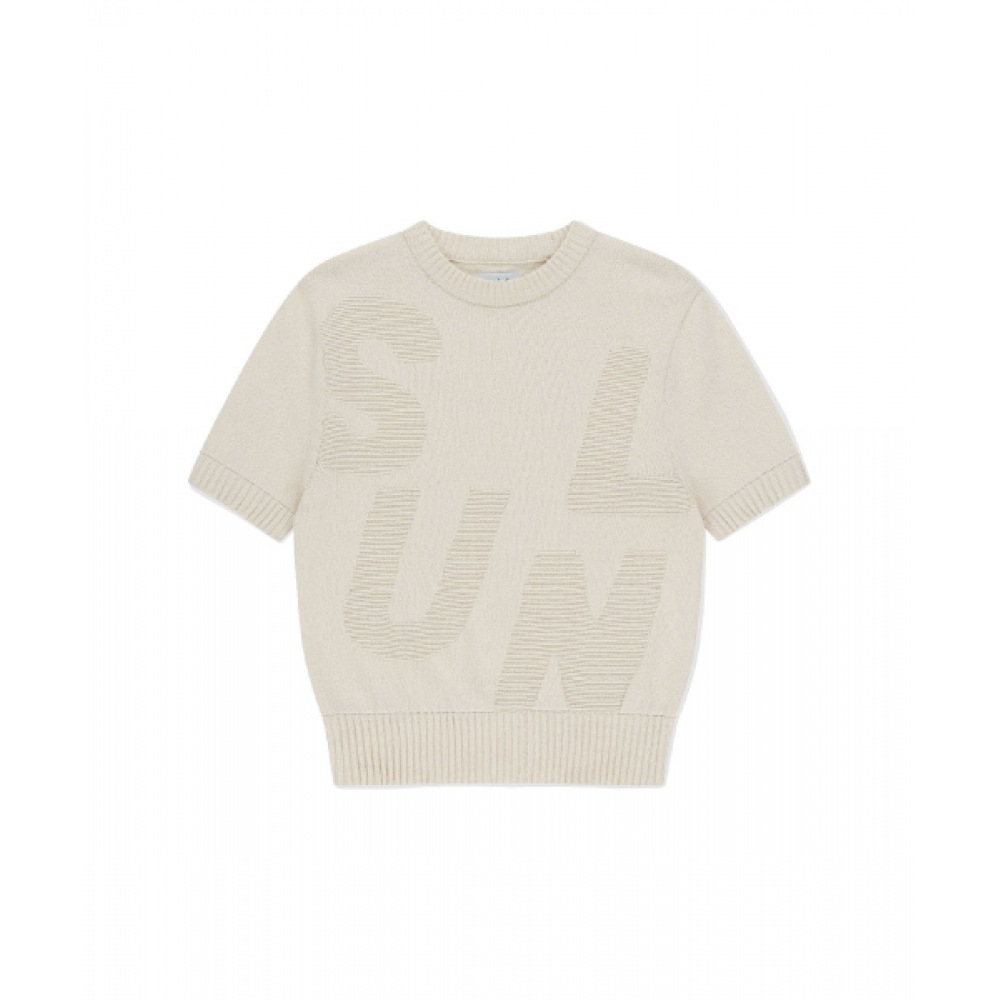 SUNLOVE アイボリー S/S セーター Capital