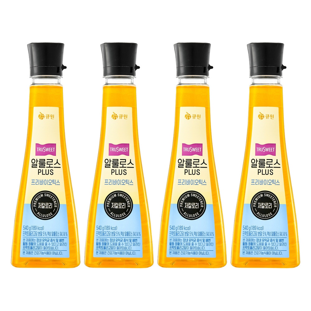 アルロース プラス プレバイオティクス 540g x 4本 低カロリー 液状糖