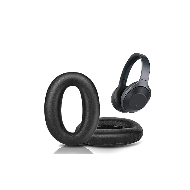 GEVO イヤーパッド イヤークッション Sony WH-1000XM2 (WH1000XM2) MDR-1000X (MDR1000X) ヘッドセット 用 交換パッド イヤーカップ ヘッドホンパッド