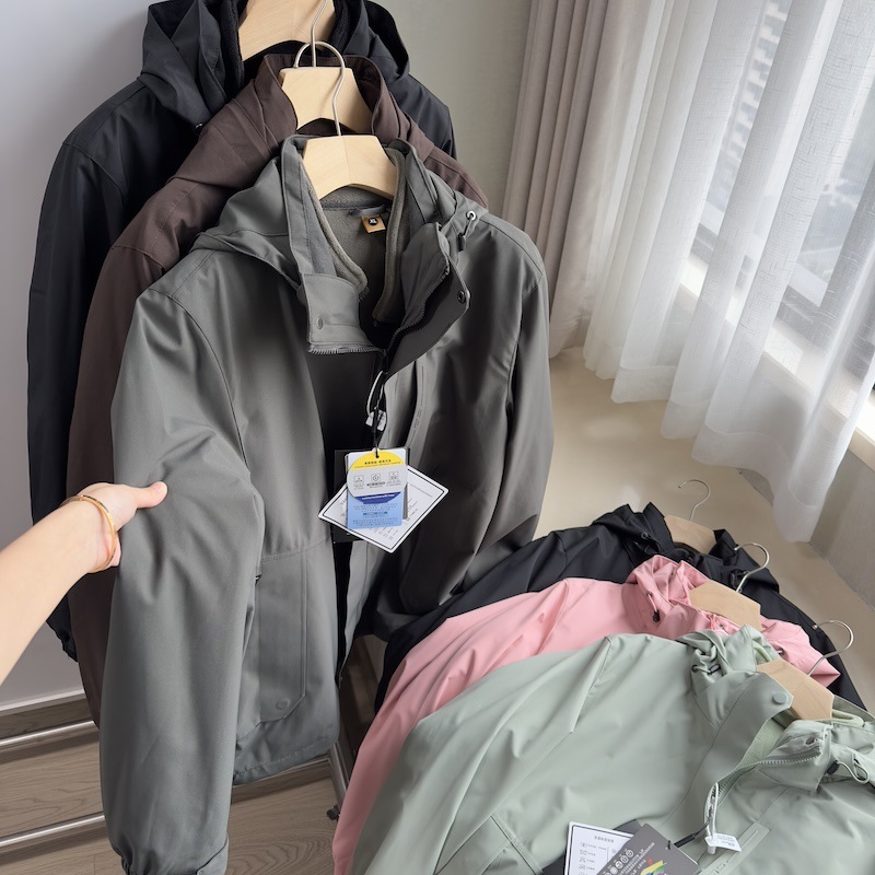 秋冬新作 メンズ アウトドア ピーク 撥水 3in1 フリースジャケット/アウター カップル/女性用