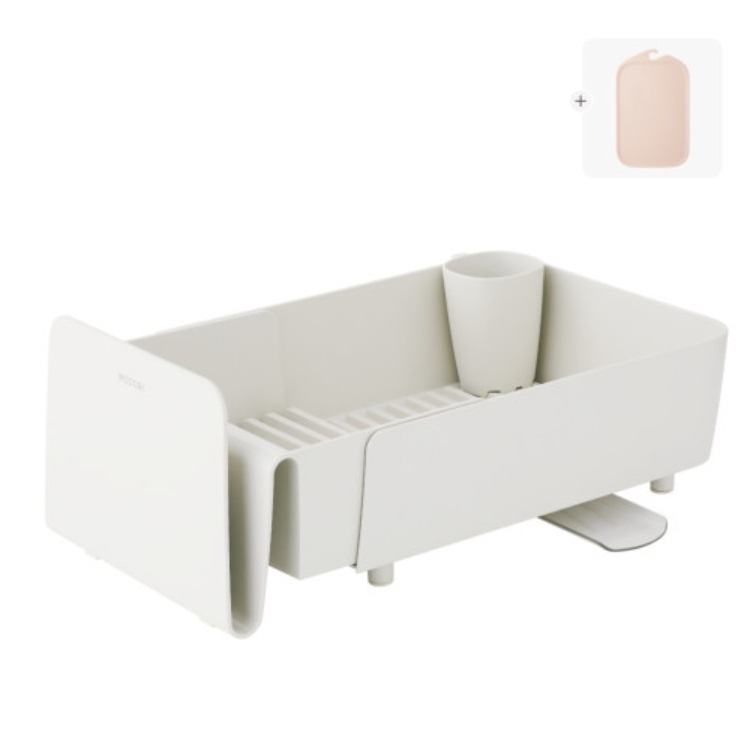 伸びる食器乾燥台+まな板バラ1P