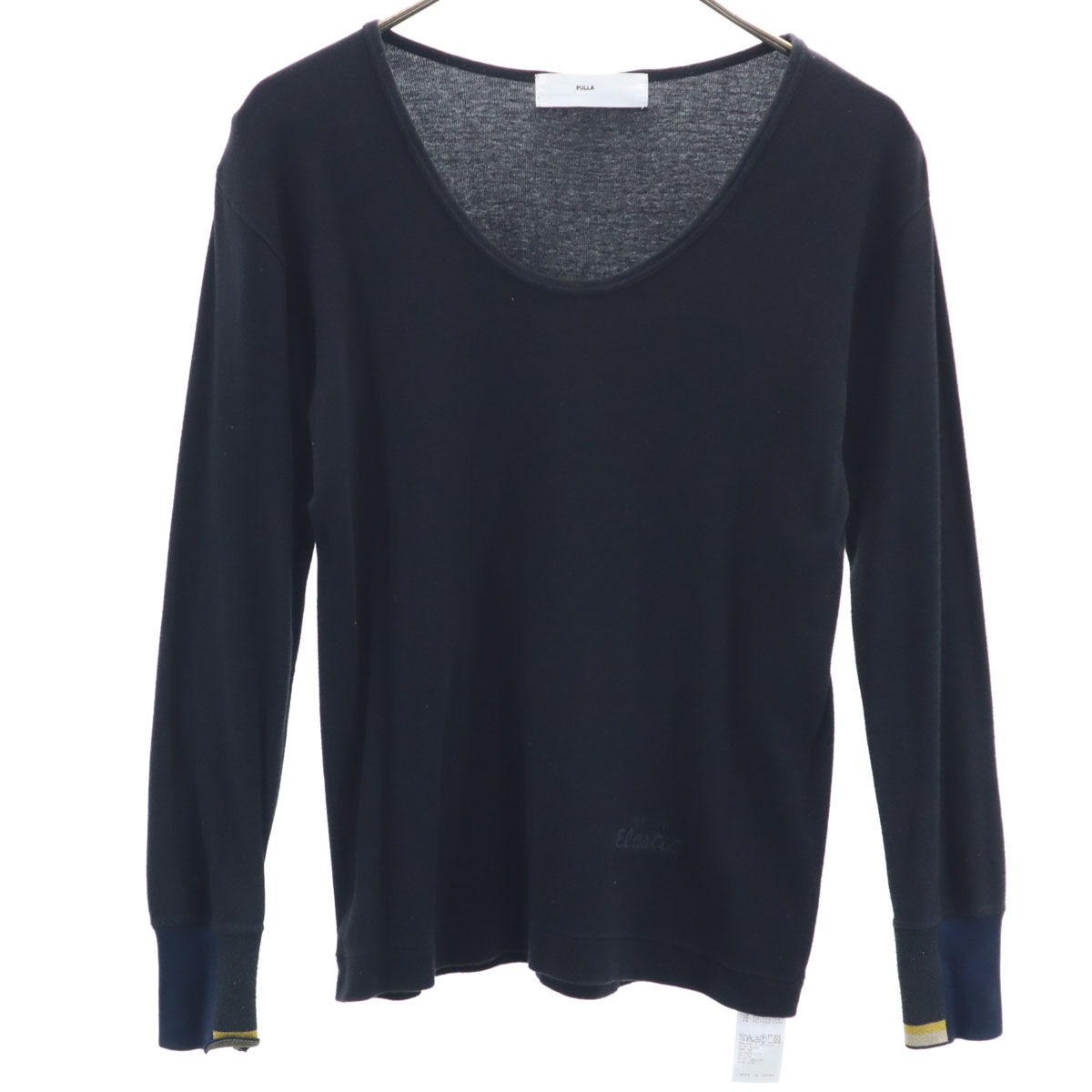 日本製 長袖 カットソー ONE ブラック レディース 古着 5,273円