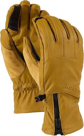 Leather Tech Gloves メンズ スノーグローブ 5本指 手袋 スノーウェア スノーボード スキー M 2カラー【正規品】