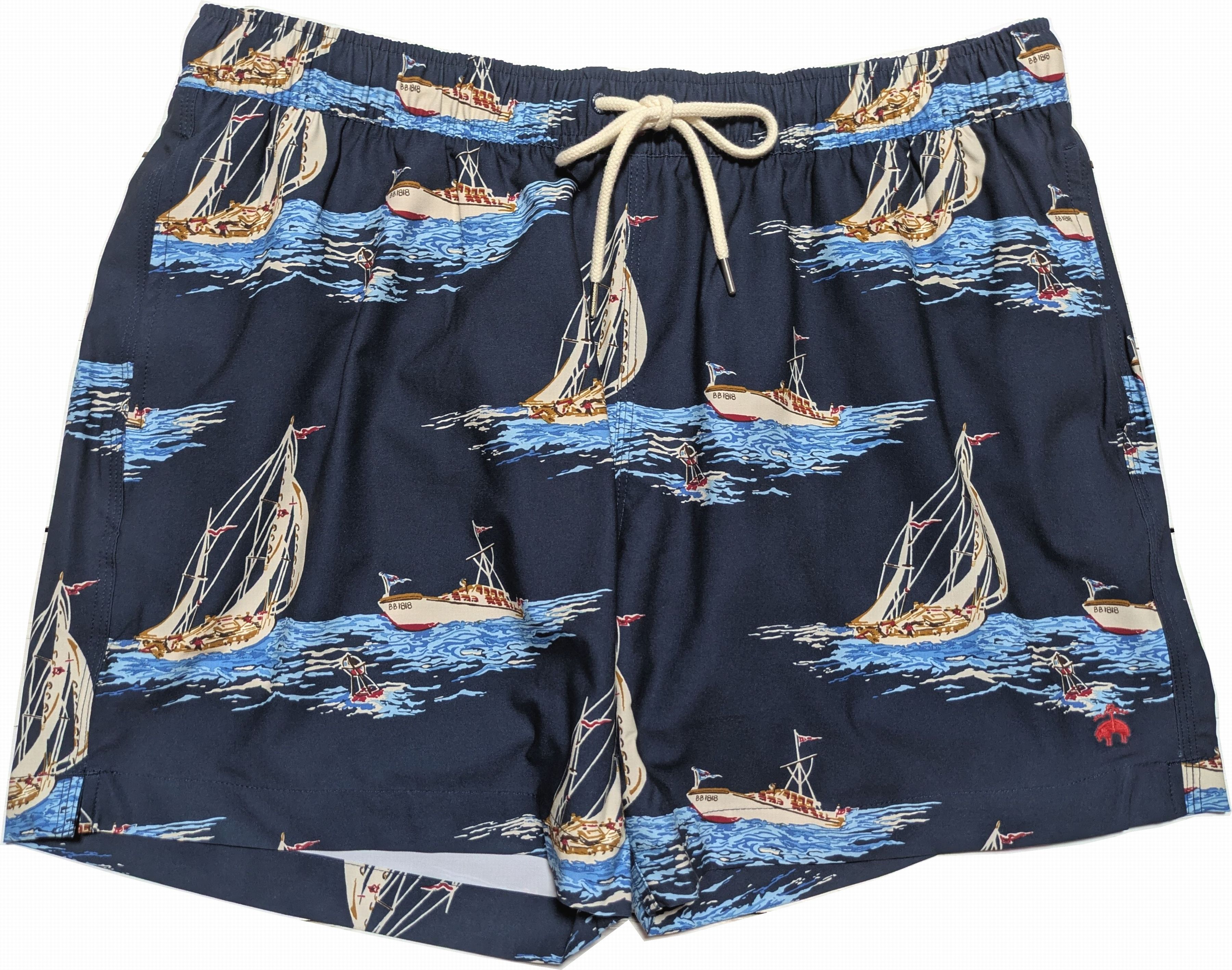 ブルックスブラザーズ 海水パンツ スイムパンツ サーフトランクス 水着 ネイビー Brooks Brothers 039
