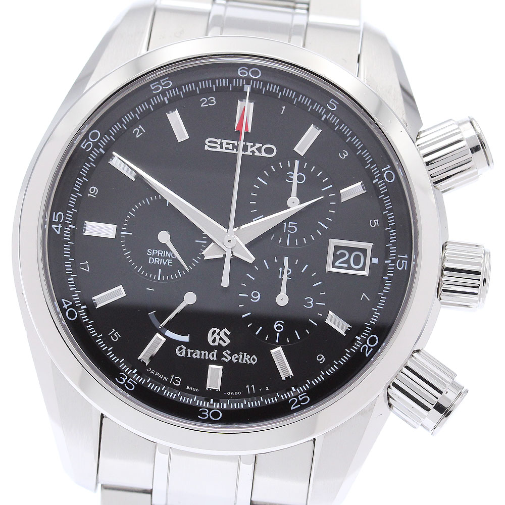 セイコー SEIKO SBGC003/9R86-0AA0 グランドセイコー GMT スプリングドライブ メンズ 良品 _876545【中古】