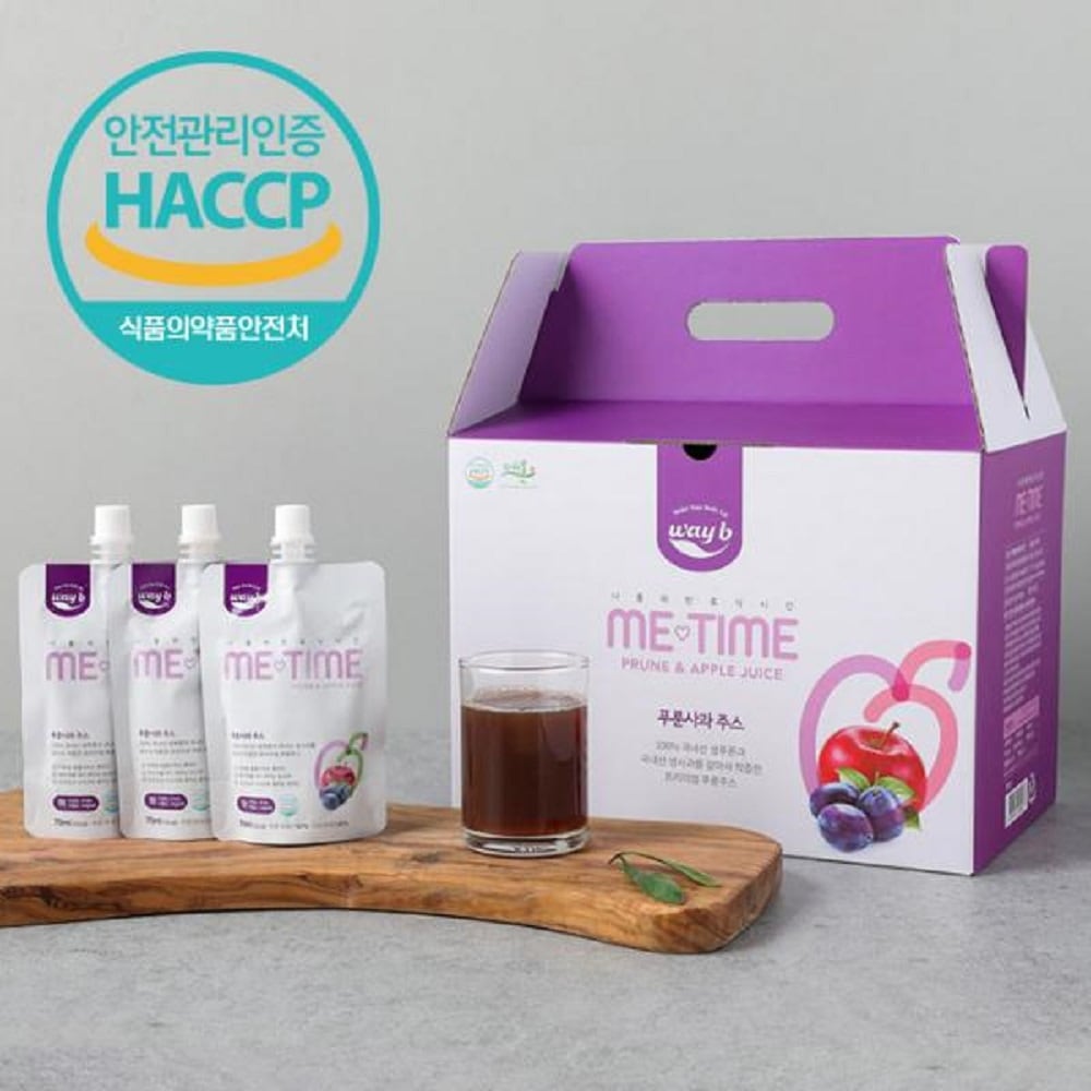 韓国-KMEAL-プルーンリンゴジュースプルーンスモモ搾汁ジュースプルーンジュース妊婦プルーンジュース果物ジュース食物繊維飲料70ml30包