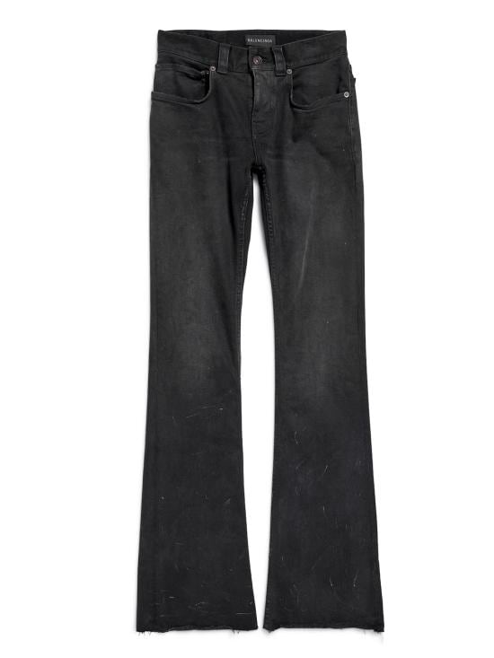 BALENCIAGA Women Denim Pants 838692 TSWC3 8582 BLACK GREEN RED