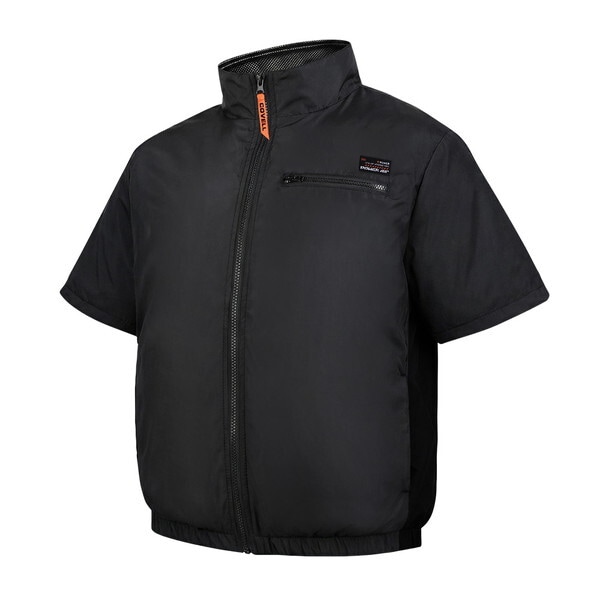 住まいスタイル KW-ALL24-SS-M-BLK 空調冷風ウェア (半袖タイプ 30Vバッテリー&ファンセット) メーカー直送