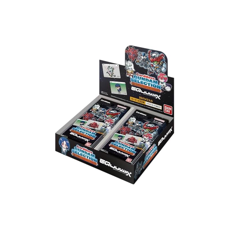 バンダイ(BANDAI) カードダス ガンダム セレクション Vol.2 ～機動戦士Gundam GQuuuuuuX -Beginning-～(パック) (BOX)20パック入り 対象年齢：15歳以上