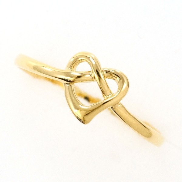 K18 18金 YG イエローゴールド リング 指輪 9.5号 総重量約0.9g ジュエリー 中古