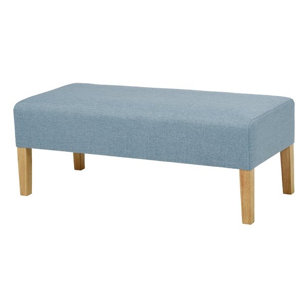 ダイニングベンチ ブルー 木製 幅105cm 2人掛け FL-8616NA-BL