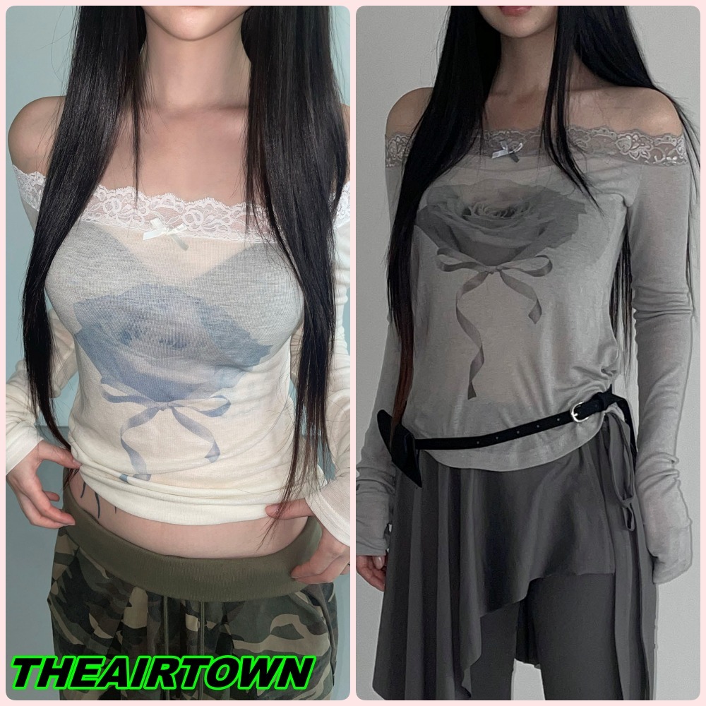 【THEAIRTOWN】elsa off shoulder top