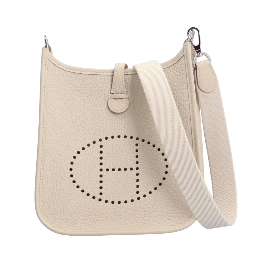 エルメス エブリンTPM ショルダーバッグ トリヨンクレマンス ホワイト HERMES 中古 美品