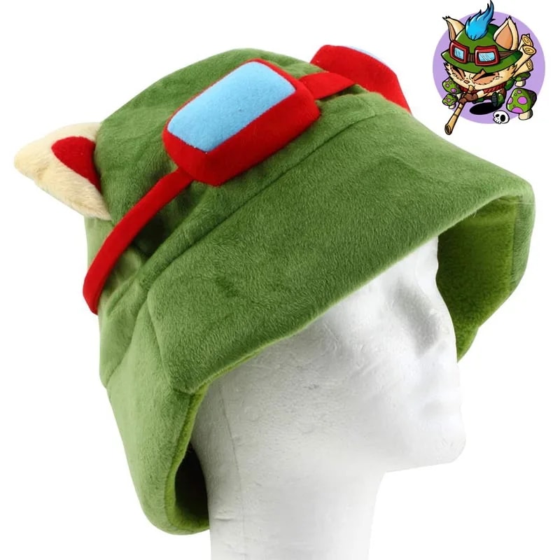 コスプレ用のナマボンバーハット,キュートなカワイイギャモン人形のおもちゃ,ライト付き,限定,バケットハット,誕生日プレゼント,1セットあたり008