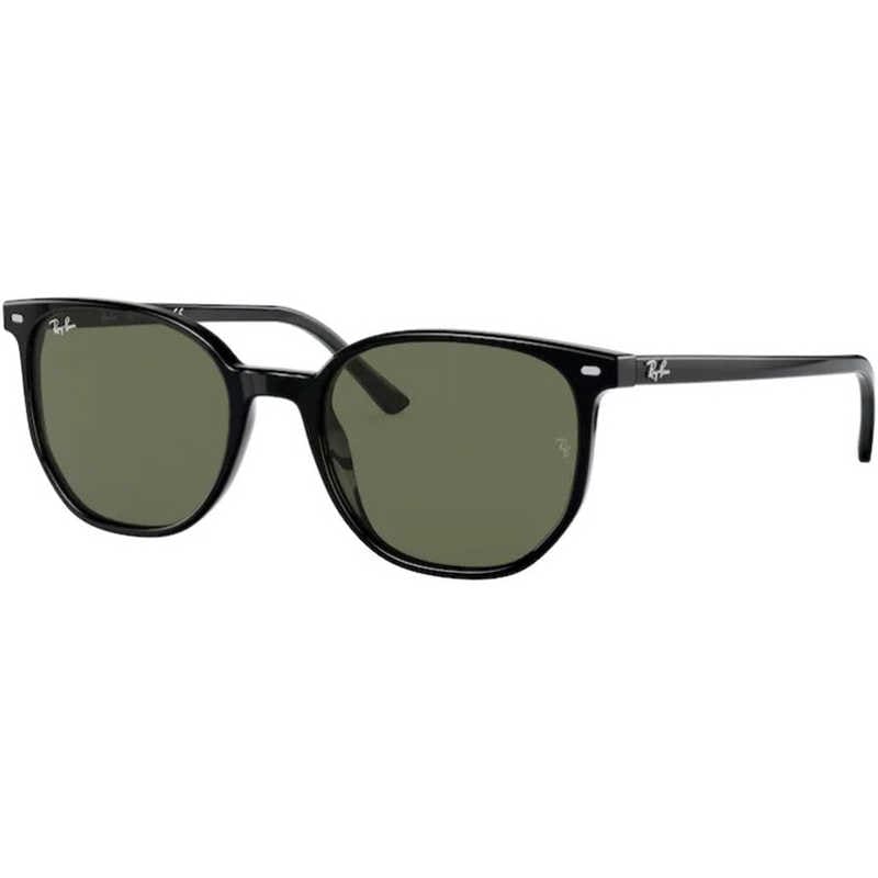 レイバン　Ray-Ban サングラス ELLIOT RB2197F 901/31 54mm シャイニーブラック/グリーン　RB2197F_9013154