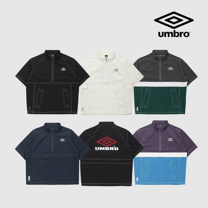 UMBRO 크리스피 타슬란 반팔 스탠넥 아노락 UQ223CWT59 196927 1787493 1000689021646