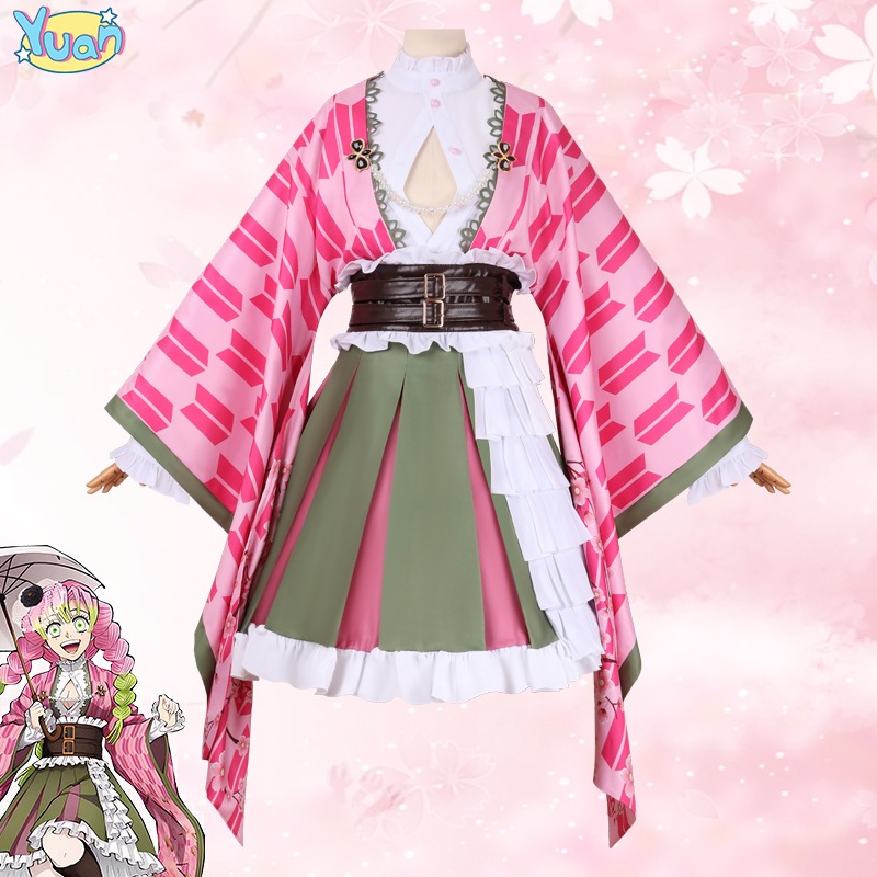 甘露寺蜜璃のコスチュームで『鬼滅の刃』5周年記念祭コンサートに参加する甘露寺蜜璃のコスプレイ第2弾