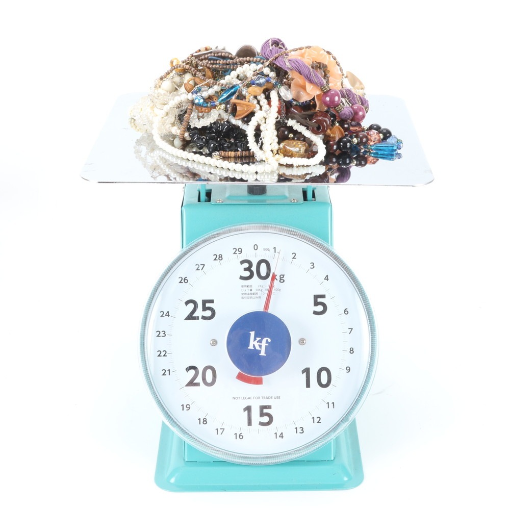 アクセサリー 大量 まとめ 総重量 約 1kg ペンダント ゴールド シルバー バレッタ ブレスレット ネックレス レディース EPE EB8-9 中古