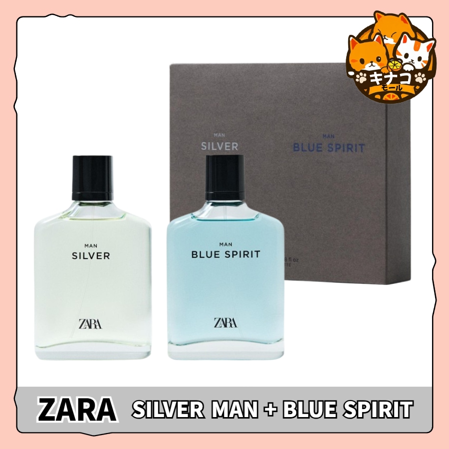 ZARA MANS 香水 シルバーマン＋ブルースピリット 2X100ML オードトワレ[EDT]