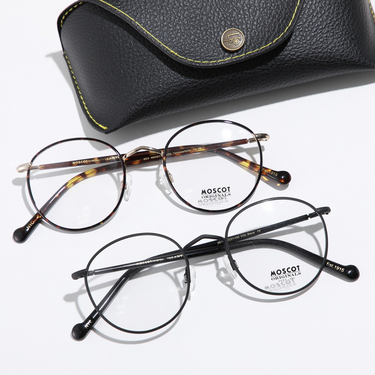 MOSCOT モスコット メガネ ZEV メンズ ボストン型 めがね 眼鏡 伊達メガネ アイウェア カラー2色
