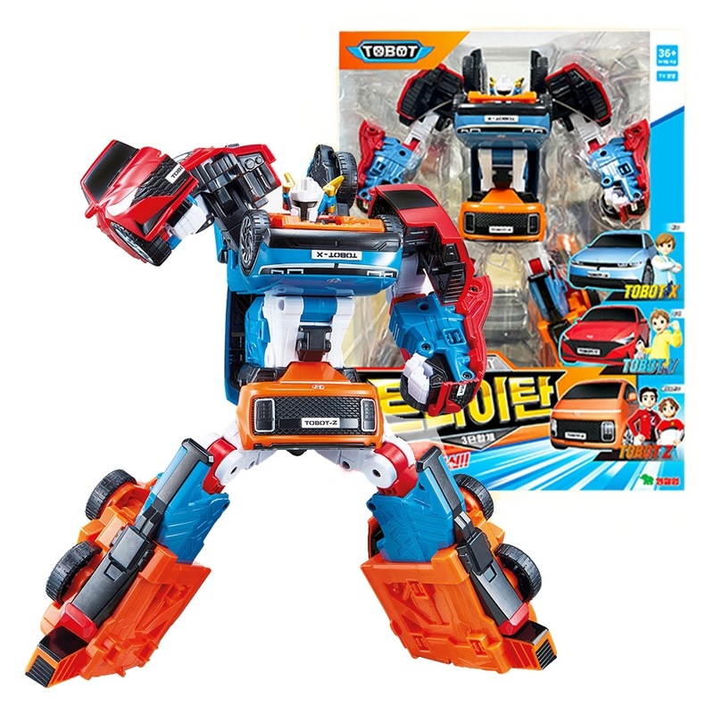 ニュートボットトライタンX Y Z合体変身ロボット玩具