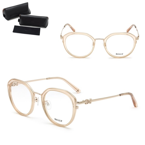 BY5067-H/V 072 51 フレーム メガネ 眼鏡 フレームのみ ピンクベージュ ローズゴールド ノーズパッド レディース