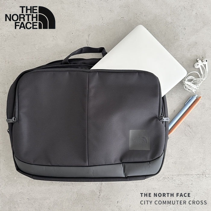 【2点購入ごと500円OFF】【国内発送】THE NORTH FACE / CITY COMMUTER CROSS A4 バッグ 大きめ ビジネス パソコン タブレット ロゴ【送料無料】