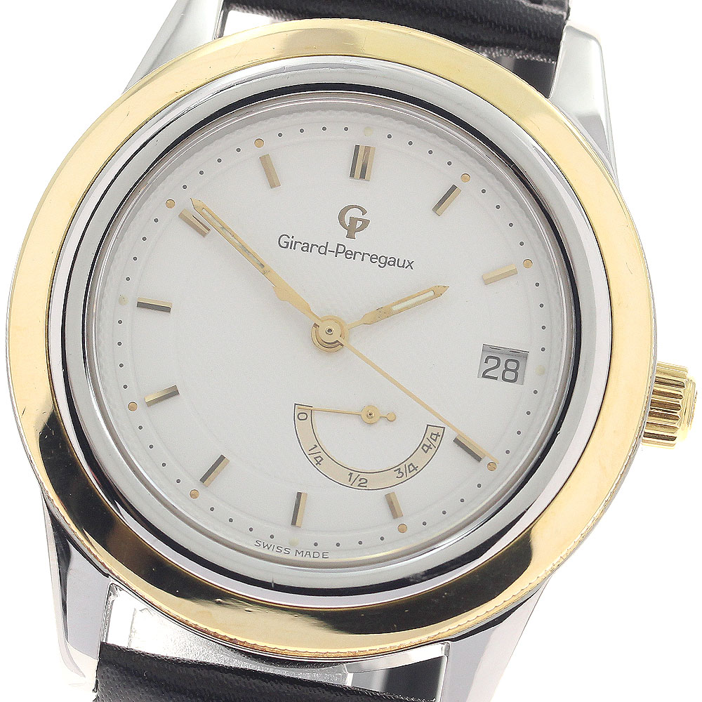 ジラール・ペルゴ GIRARD PERREGAUX 1020 YGベゼル パワーリザーブ 自動巻き メンズ _957743【中古】