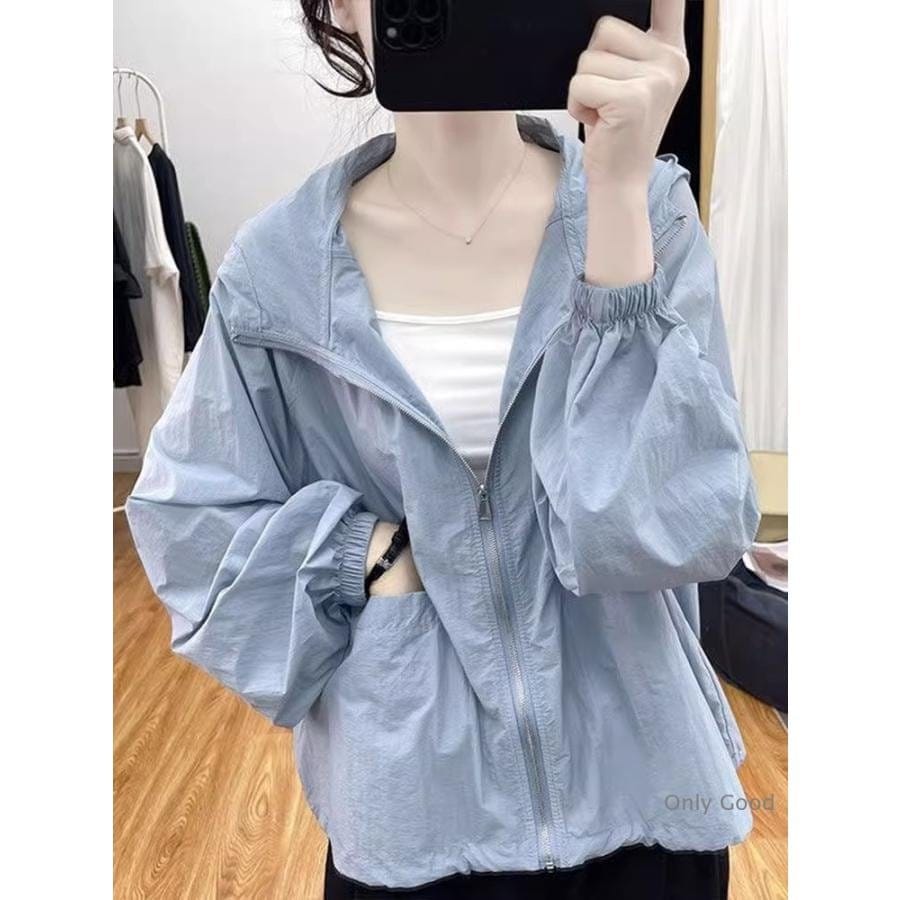 高品質保証！UVカットパーカー レディース 4色 涼しい 冷感 春 夏 秋 長袖 紫外線対策 日焼け防止 ラッシュガード 羽織り 虫よけ 冷房対応 吸汗速乾 大きいサイズ 着痩せ