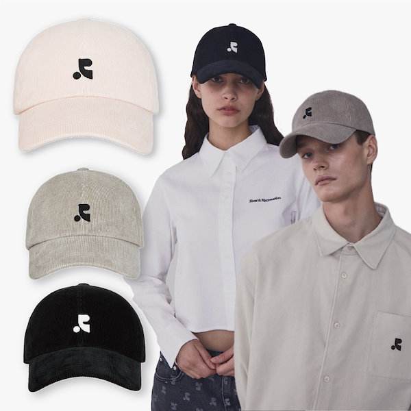 帽子 Rest&Recreation CORDUROY BALL CAP rest & recreation] RR CORDUROY BALL CAP - BEIGE 正規韓国