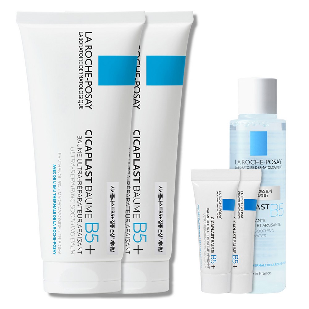 ラロシュポジェ NEW シカプラストバーム B5+ 100ml x 2p + シカトナー 50ml + シカバーム 3ml x 2pセット