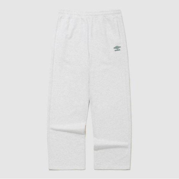 パンツ PQA UQ123CFP18-WMG エッセンシャル ルーズ ストレート パンツ / WHITE MELANGE