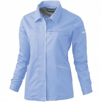 桑和 612 レディース長袖スモック Lサイズ パープルB（202） Absolute GEAR