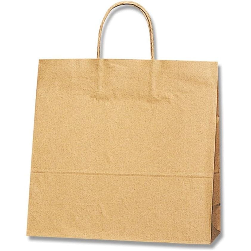 （まとめ買い）シモジマ HEIKO 手提げ紙袋 25チャームバッグ 25CB W 未晒無地 50枚 幅300xマチ150x高300mm 003270800 [x3セット]