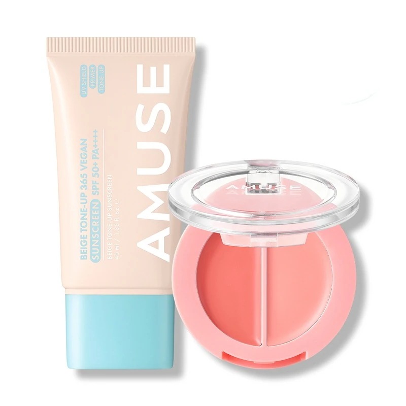 パデフリーメイクセット（ベージュトーンアップ365ビーガンサンクリーム+リップアンドチークヘルシーナイト） 5,046円