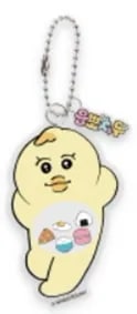 【韓国限定】きみまろ　んぽちゃむ　アクリルシェイカーキーリング 韓国限定】んぽちゃむ アクリルシェイカーキーリング - メルカリ