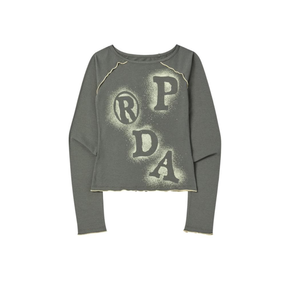 PRENDA BOAT NECK INTERLOCK LONG SLEEVE KHAKI PRTVSSRL14W