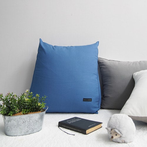 HARAHOME ソリッド 背もたれクッション BLUE ブルー クッション 6,500円