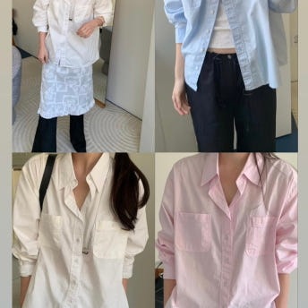 フォレル デイリー コットン ウォッシング シャツ 3colors