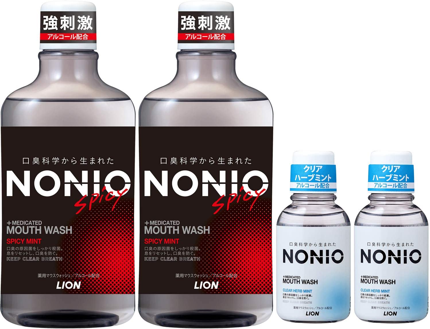 NONIO(ノニオ) [医薬部外品]マウスウォッシュ スパイシーミント 洗口液 セット 600ml - finance.