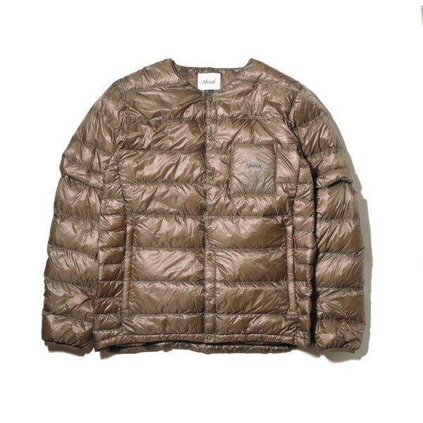 ナンガ インナーダウンカーディガン INNER DOWN CARDIGAN DS(MEN) MOCHA M ND2241-1B312 N1IDMOF2