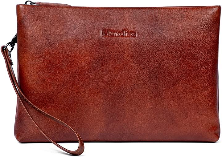 クラッチバッグ セカンドバッグ メンズ 結婚式 本革 ハンドバッグ トップレザー(キャメル01)